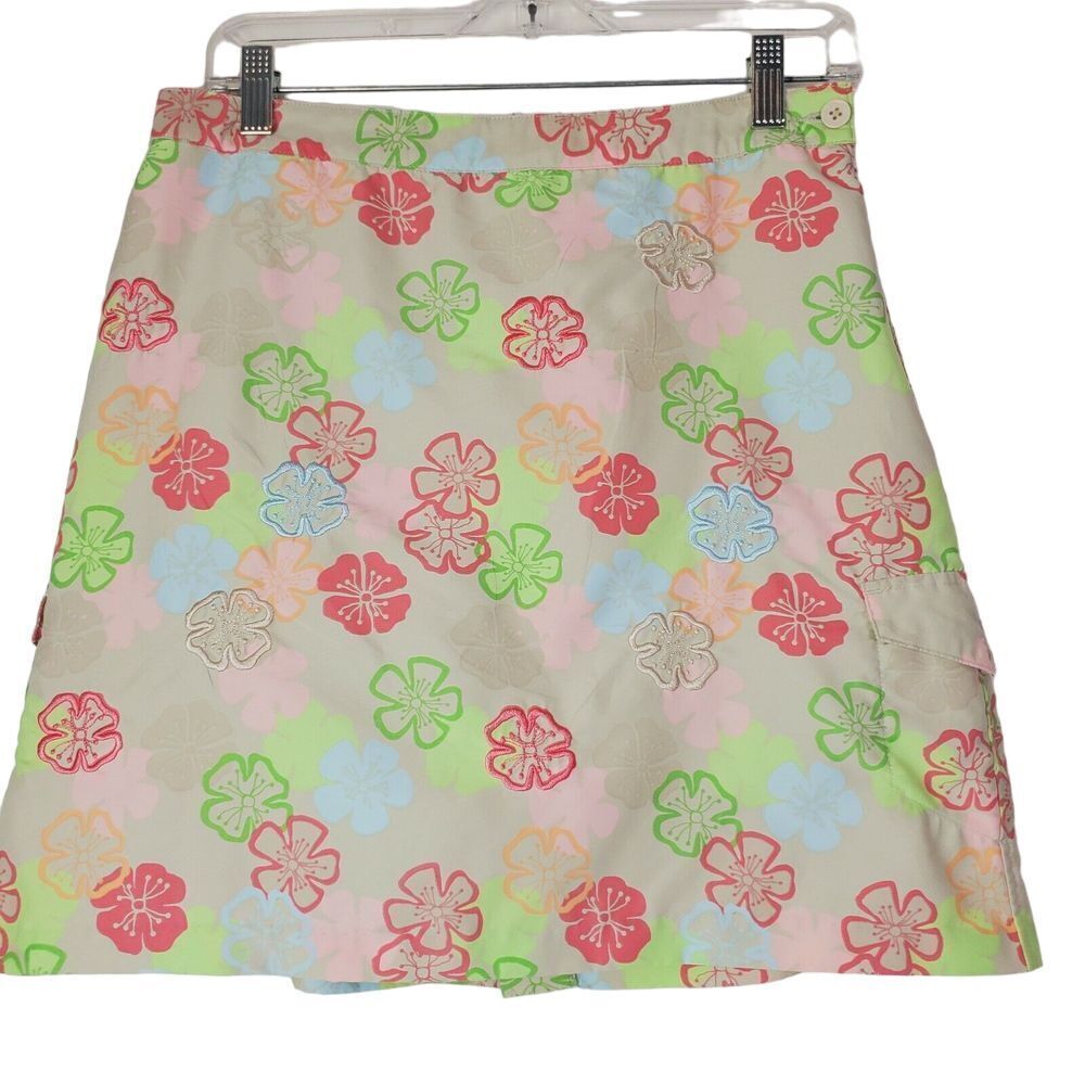 Field Gear Women's Floral Embroidered‎ Skort Size 10